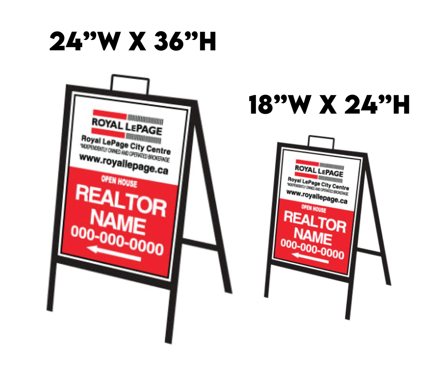 A-Frame signs