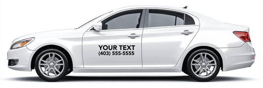 Vinyl Vehicle Lettering (Solid Color)